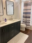 Newly Remodeled Full Bathroom Upstair Shared by Bedrooms 2, 3